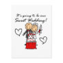 One Sweet Wedding T-shirts and Gifts Postcards