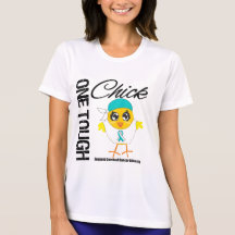 One Tough Chick Cervical Cancer Warrior Shirt