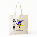 One Tough Chick Rectal Cancer Warrior Tote Bags