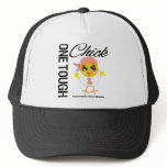 One Tough Chick Uterine Cancer Warrior hats