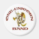 One-Unicorn Band Magnet