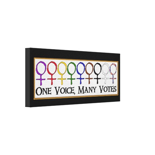 One Voice, Many Votes Canvas Print