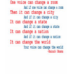 One Voice t-shirts