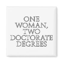 One woman, two doctorate degrees