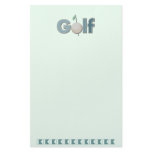 "One Word: Golf" Stationery