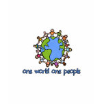 one world one people t-shirts