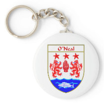 O'Neal Coat of Arms/Family Crest Key Chains