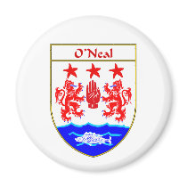 O'Neal Coat of Arms/Family Crest Fridge Magnets