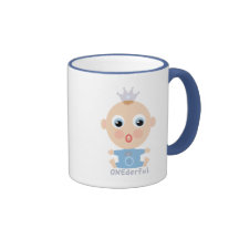 ONEderful BABY Face - blue Mugs