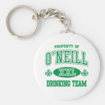 O'Neil Irish Drinking Team Keychains