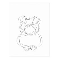 Oneliner Dog Postcard postcards