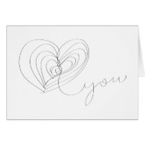 Oneliner Loveyou Folding Card cards
