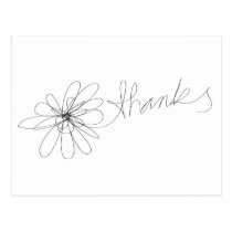 Oneliner Thanks Postcard postcards