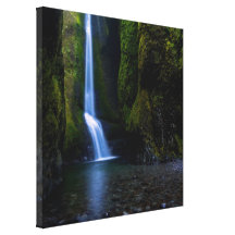 Oneonta Falls in Oregon wrapped canvas Gallery Wrap Canvas