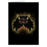 Oni Kabuto Kamon Greeting Card