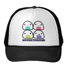 Onigiri Family Hats