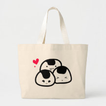 Onigiri Friends tote bag