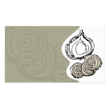 onion doodles cooking chef catering business card