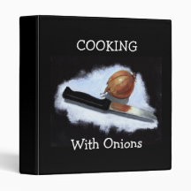 Onion: Pastel Art: Cooking Binder