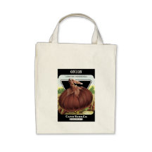 Onion Seed Packet Tote Bag