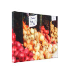 Onions and Potatoes Stretched Canvas Print
