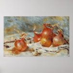 Onions by Renoir  - Still Life with Onions Poster