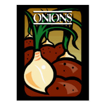 Onions Post Cards