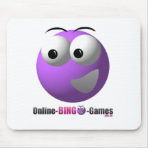 Online Bingo Merchandise Logo and Mascot Mouse Pad
