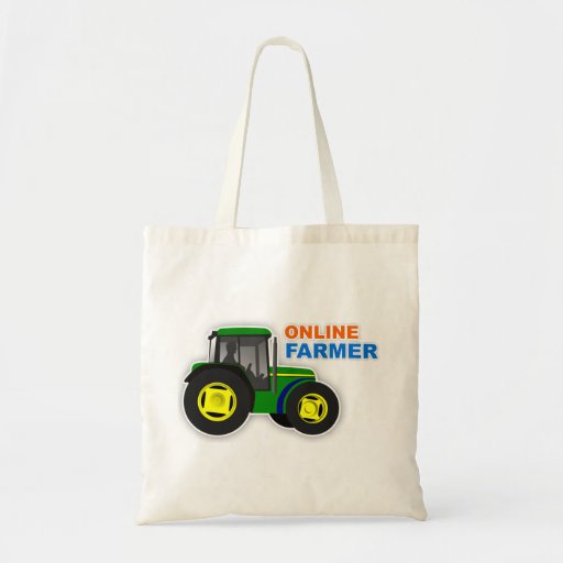 "Online Farmer" Tote Bag