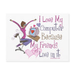 Online Friends Postcards