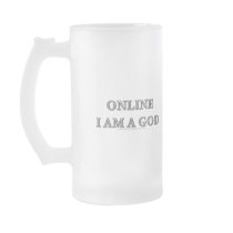 Online I am a God Mugs