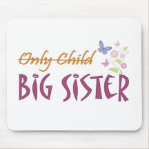 only child sister mouse pads