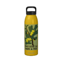 Only God Can Make a Tree bottle Water Bottles