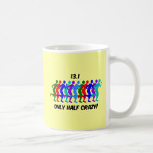 only half crazy mug