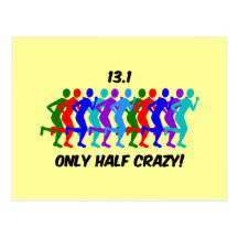 only half crazy post cards