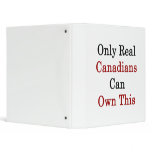 Only Real Canadians Can Own This Binder