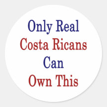 Only Real Costa Ricans Can Own This Stickers
