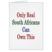 Only Real South Africans Can Own This Greeting Card