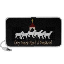 Only Sheep Need Shepherd iPhone Speakers