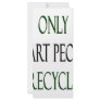 Only Smart People Recycle Customized Rack Card