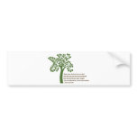 Only When The Last Tree bumper stickers