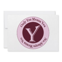 Only Yes Means Yes No Always Means No Awareness