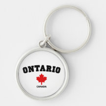 Ontario Block Key Chains