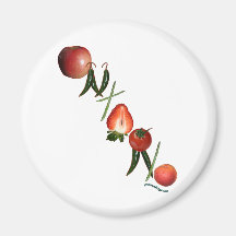 Ontario Fruit and Vegetables Fridge Magnets