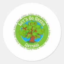 ontario round stickers