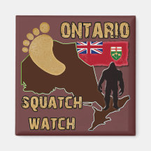 Ontario Squatch Watch Magnet
