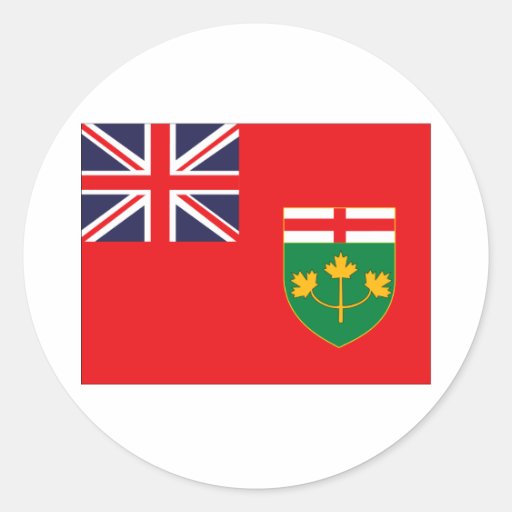 ONTARIO ROUND STICKER