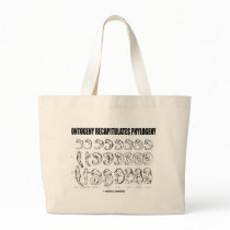 Ontogeny Recapitulates Phylogeny (Biology) Canvas Bags