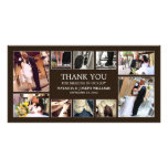 ONYX COLLAGE | WEDDING THANK YOU CARD CUSTOM PHOTO CARD