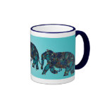 Onyx Elephant Coffee Mugs